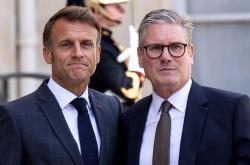 下周访英，法总统马克龙与英首相斯塔默通话