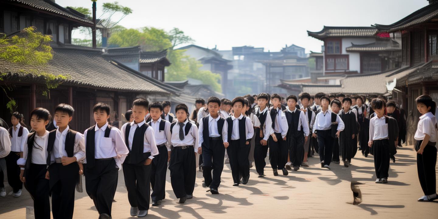 毛坦厂学生排队上课：传承与创新的交织 第1张