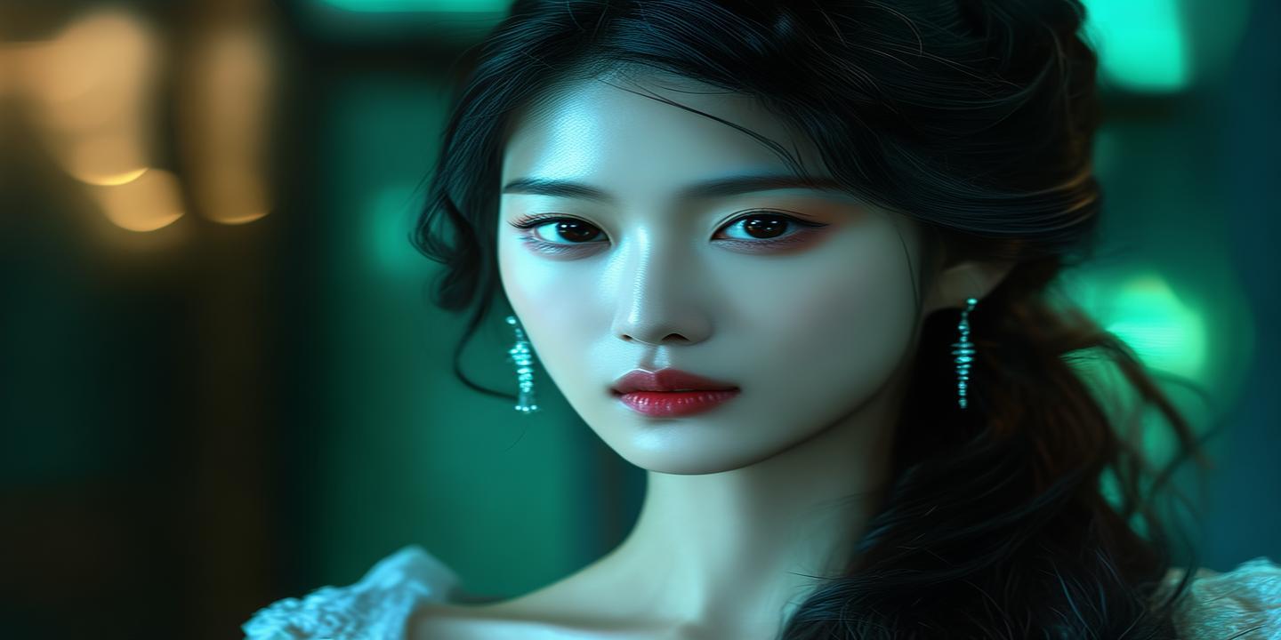 《付佳美高清大图：揭开明星魅力的神秘面纱》 第1张