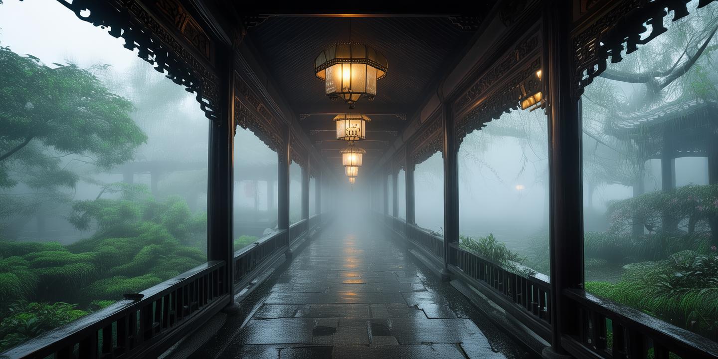 烟雨长廊:漫步江南的烟雨朦胧之美 第1张 烟雨长廊:漫步江南的烟雨朦胧之美 第1张